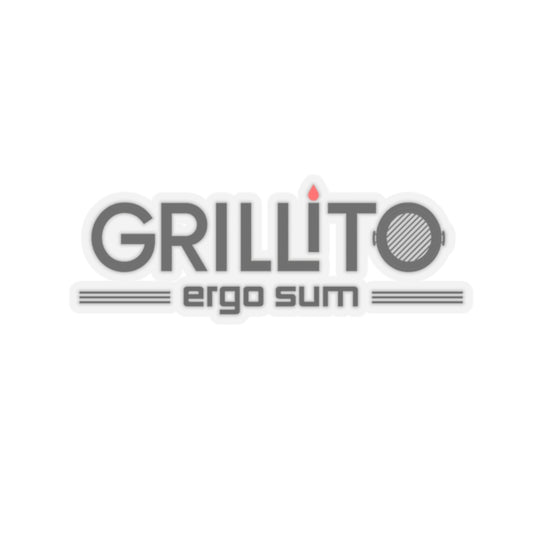 Grillito Ergo Sum Kiss-Cut Stickers - Fun Kitchen & BBQ Decor