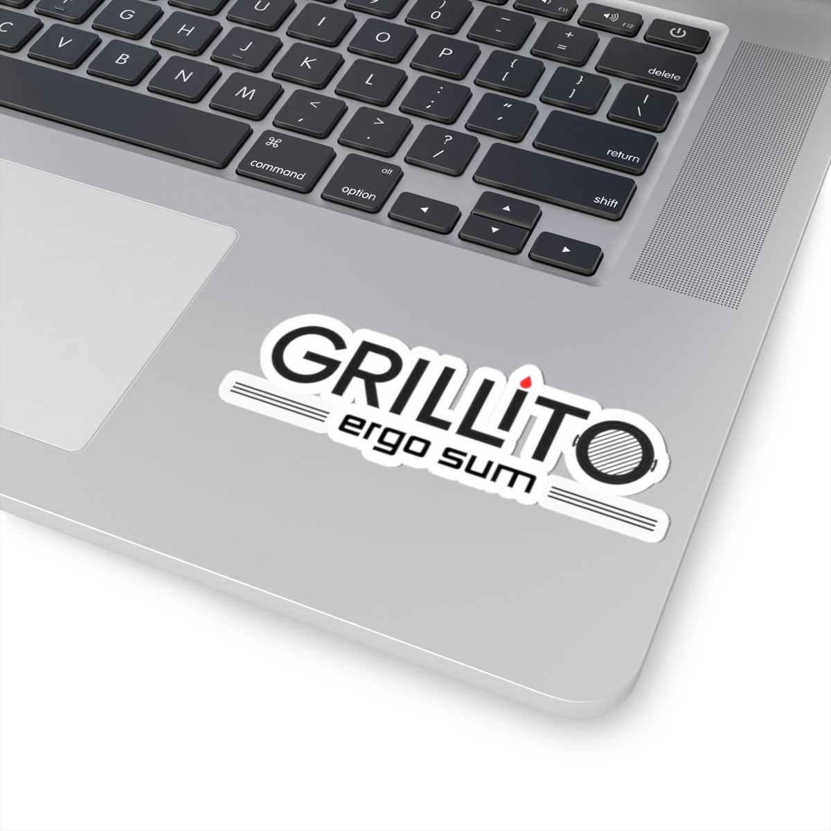 Grillito Ergo Sum Kiss-Cut Stickers - Fun Kitchen & BBQ Decor