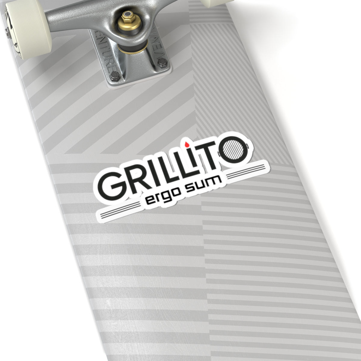 Grillito Ergo Sum Kiss-Cut Stickers - Fun Kitchen & BBQ Decor